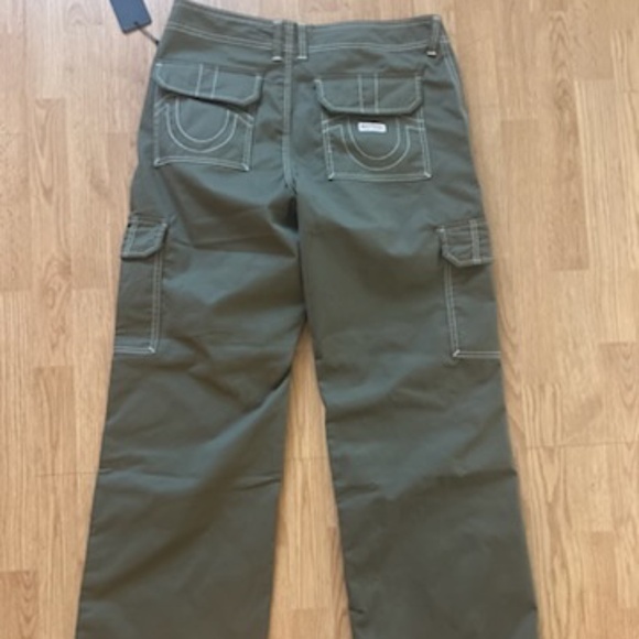 NWT True Religion Bobbi Baggy Cargo Pants Woman's 32x32 - Picture 6 of 8